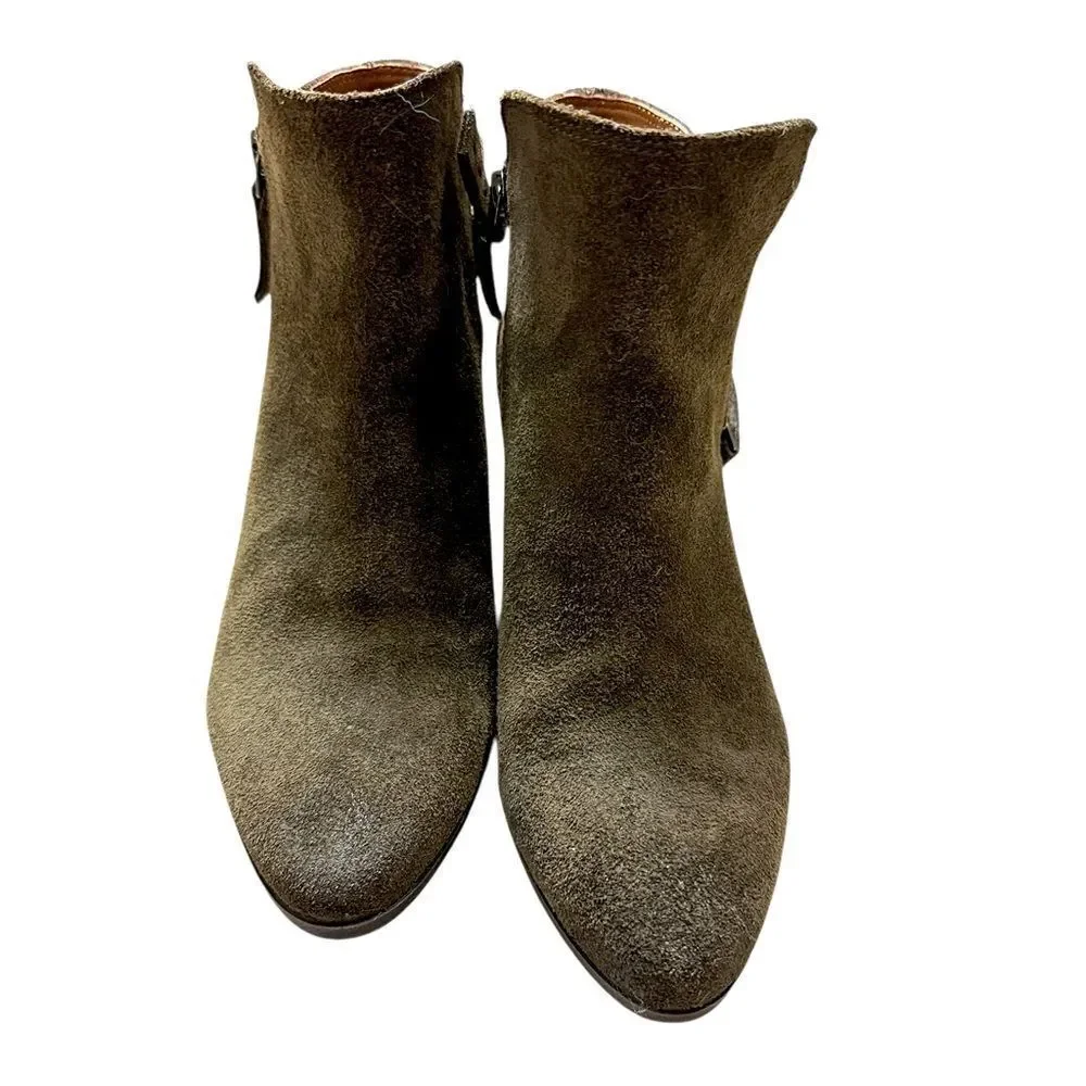 Frye Chocolate Brown Ankle Boots
